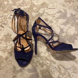 Navy Blue Halston Sandals